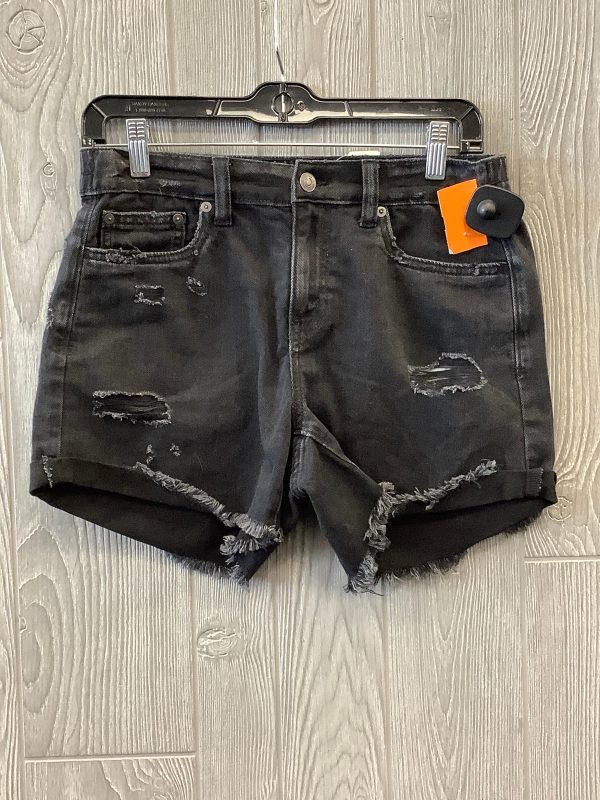 Shorts By Aerie In Black Denim, Size: 0 For Cheap