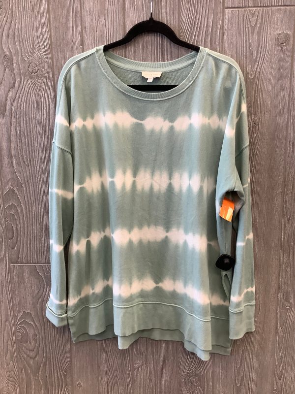 Top Long Sleeve By Lucky Brand In Tie Dye Print, Size: L Online Sale
