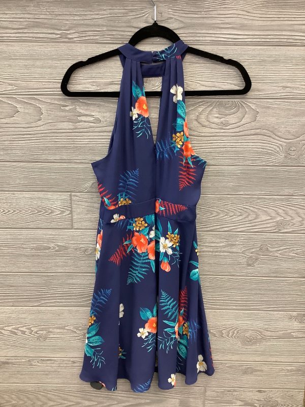 Dress Casual Short By Express In Floral Print, Size: Xs Online now - Image 2
