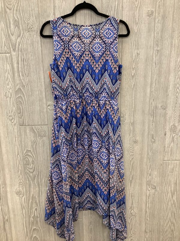 Dress Casual Midi By Ab Studio In Blue, Size: M Fashion - Image 2
