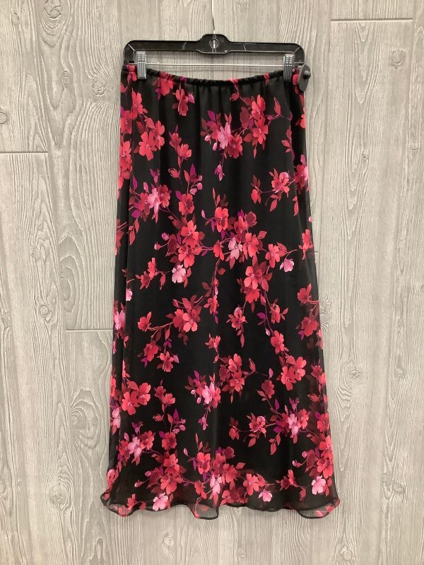 Skirt Maxi By Clothes Mentor In Black & Pink, Size: 14 on Sale