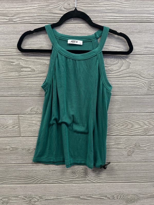 Top Sleeveless By Clothes Mentor In Green, Size: L For Cheap