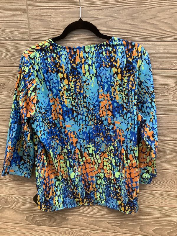 Top Long Sleeve By Clothes Mentor In Multi-colored, Size: Xl Fashion - Image 2