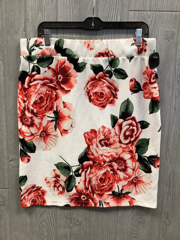 Skirt Mini & Short By Olivia Blu In White, Size: 18 Online Sale