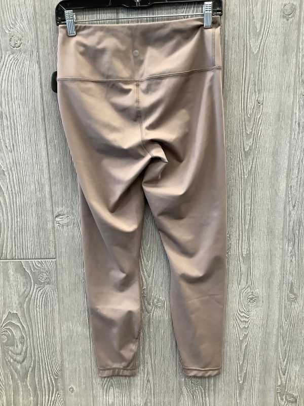 Athletic Leggings By 90 Degrees By Reflex In Taupe, Size: M Online now - Image 2