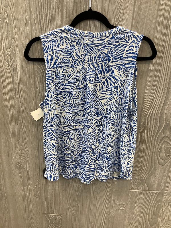Top Sleeveless By Liz Claiborne In Blue, Size: Petite L Discount - Image 2