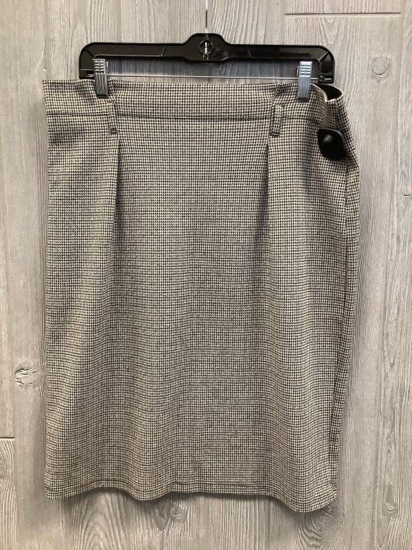 Skirt Midi By Max Edition In Plaid Pattern, Size: 14 For Discount