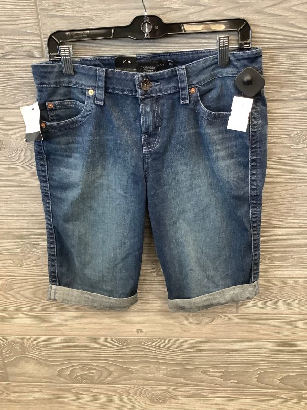 Shorts By Calvin Klein In Blue Denim, Size: 8 For Sale