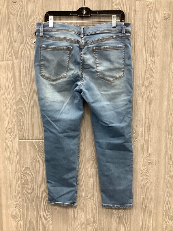 Jeans Skinny By Free People In Blue Denim, Size: 12 Cheap - Image 2