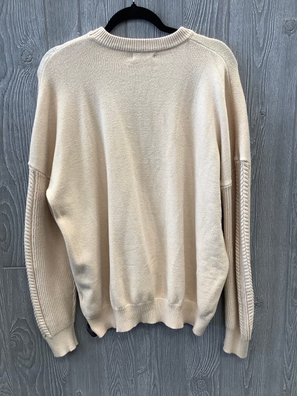 Sweater By Clothes Mentor In Tan, Size: Xxl Cheap - Image 2