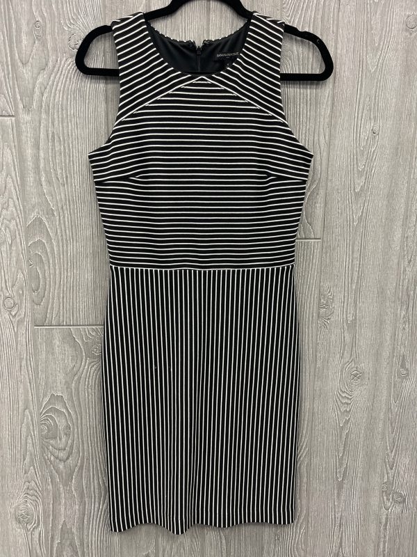 Dress Casual Midi By Banana Republic In Black & White, Size: S Online Sale
